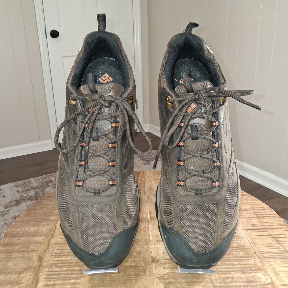 Columbia Men's Transverse Waterproof Hiking Shoes Brown Size 14 BM4518-231 As Is